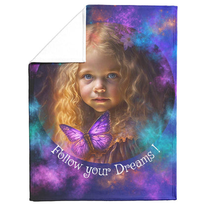 Fleece Blanket - Lucy and the Enchanted Forest 3