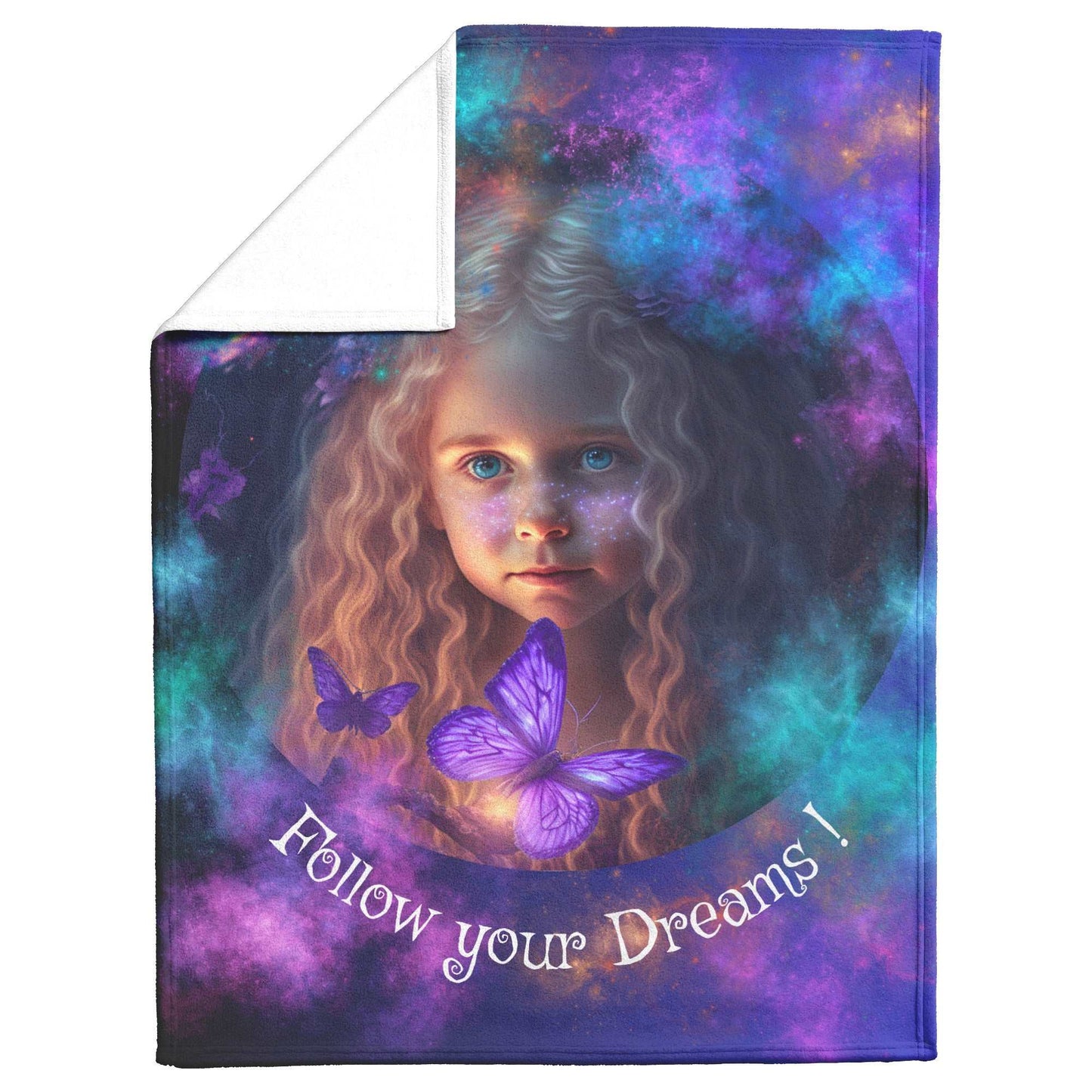 Fleece Blanket - Lucy and the Enchanted Forest 2