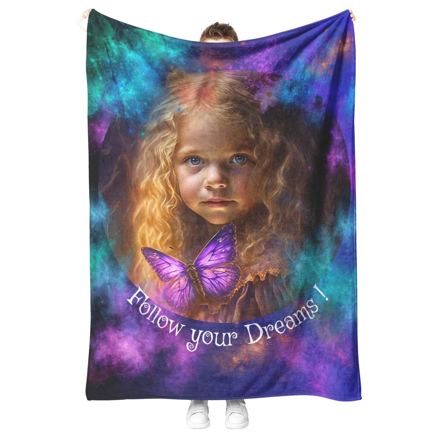 Fleece Blanket - Lucy and the Enchanted Forest 3