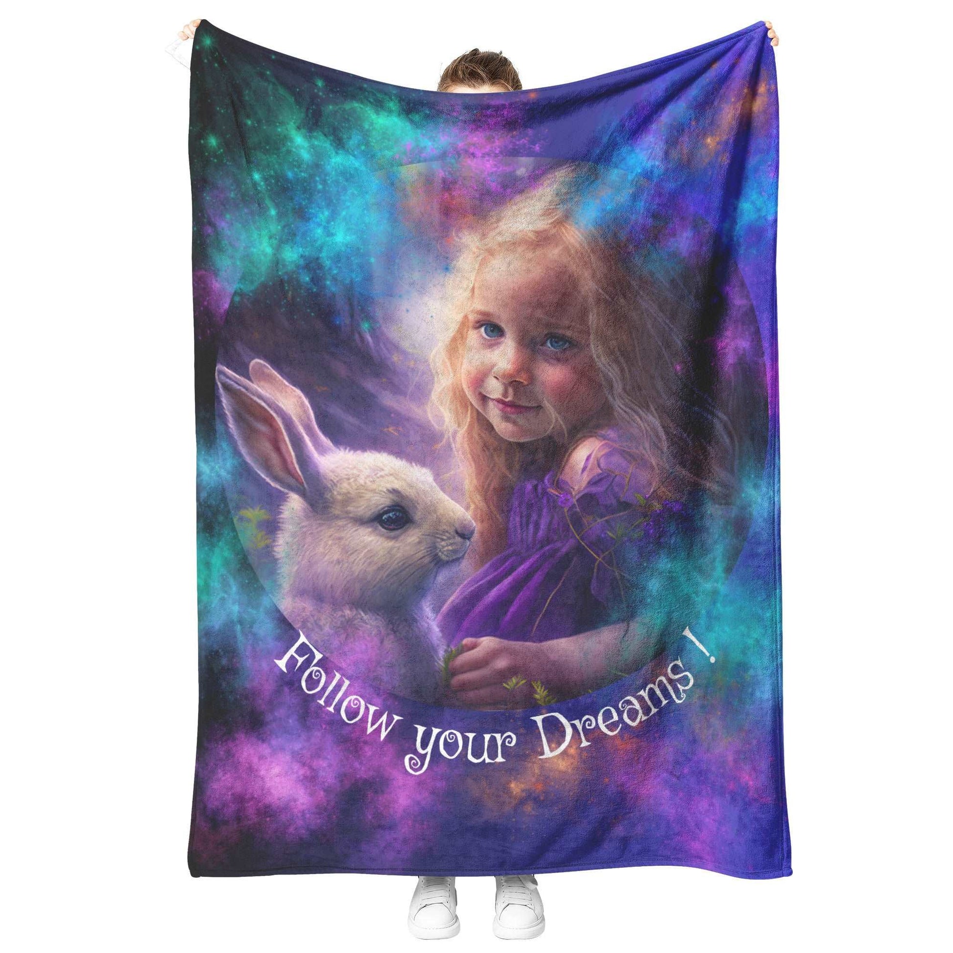 Fleece Blanket - Lucy and the Enchanted Forest 4