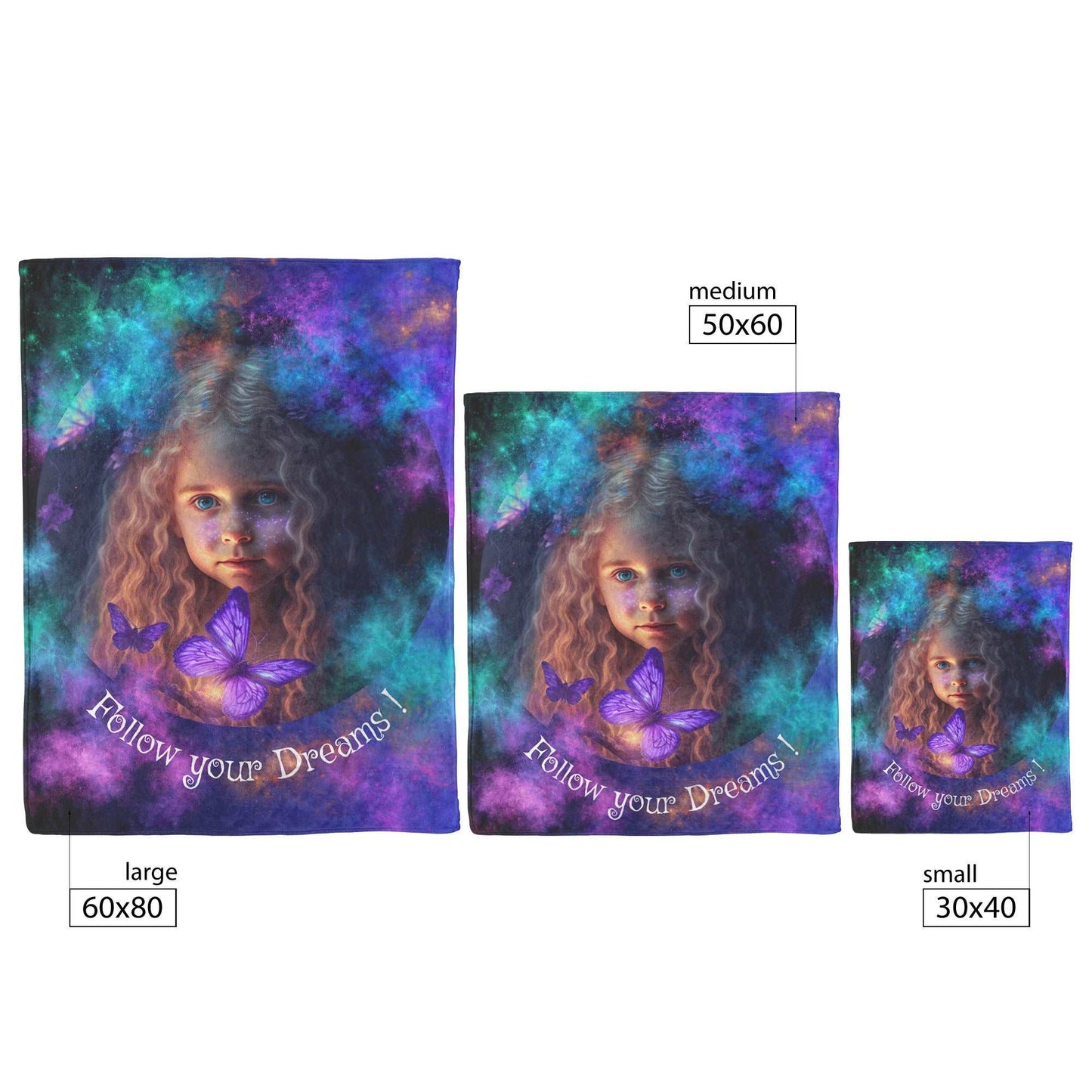 Fleece Blanket - Lucy and the Enchanted Forest 2