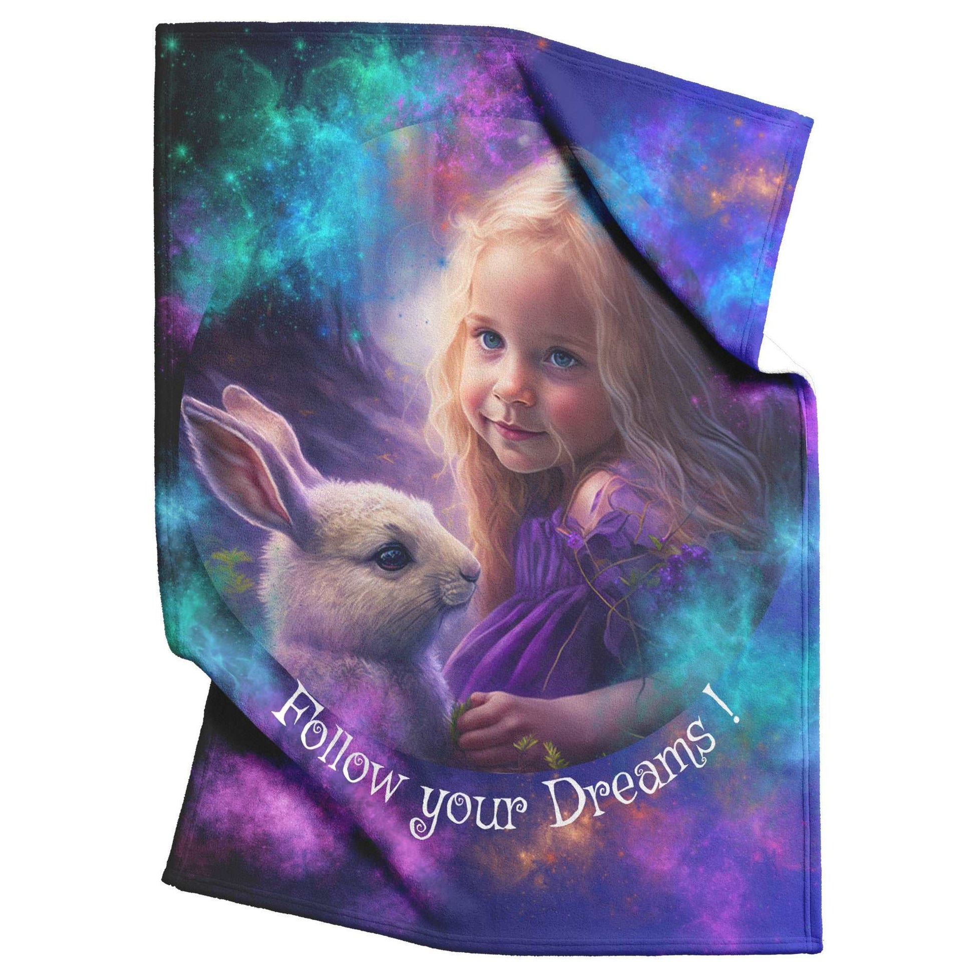 Fleece Blanket - Lucy and the Enchanted Forest 4