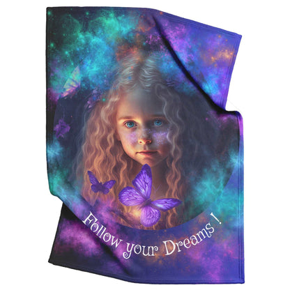 Fleece Blanket - Lucy and the Enchanted Forest 2