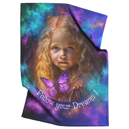 Fleece Blanket - Lucy and the Enchanted Forest 3