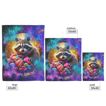 Fleece Blanket - The Raccoon Who Stole Easter