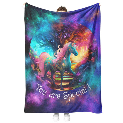 Fleece Blanket - Unicorn Luna