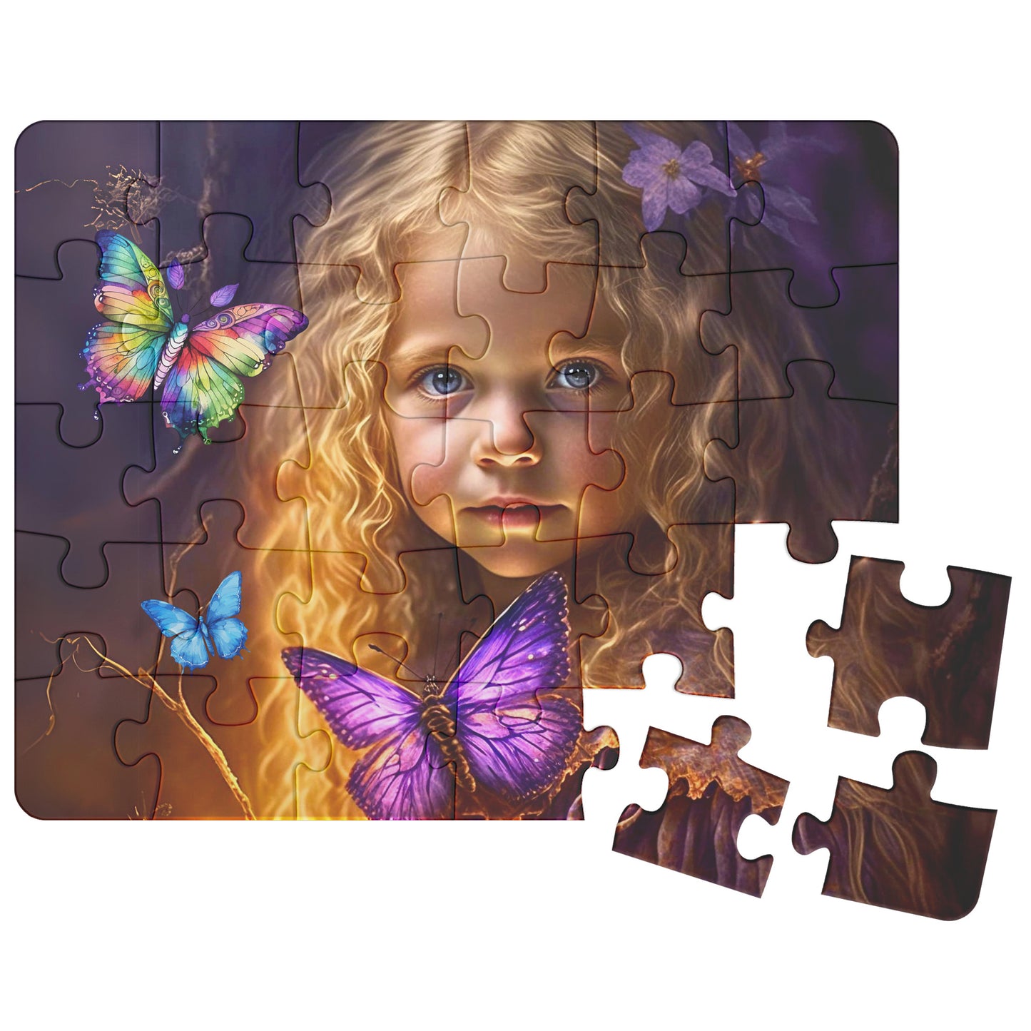 Jigsaw Puzzle - Lucy and the Enchanted Forest 3 (comes in 30, 110, 252, or 500 Piece)