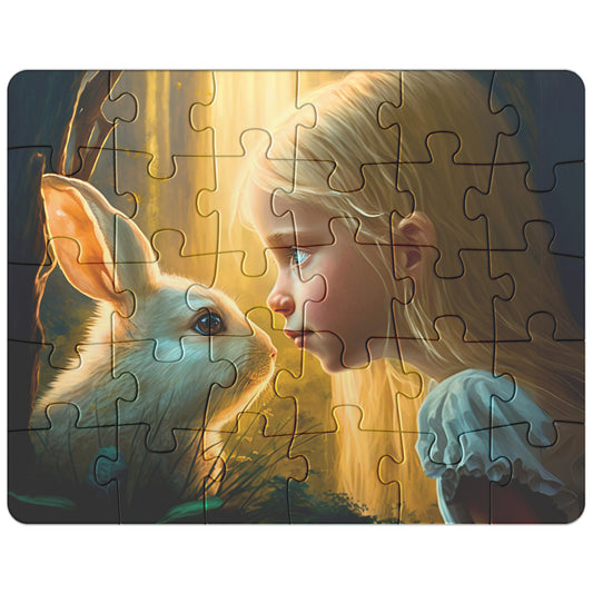 Jigsaw Puzzle - Lucy and the Enchanted Forest 1 (comes in 30, 110, 252, or 500 Piece)