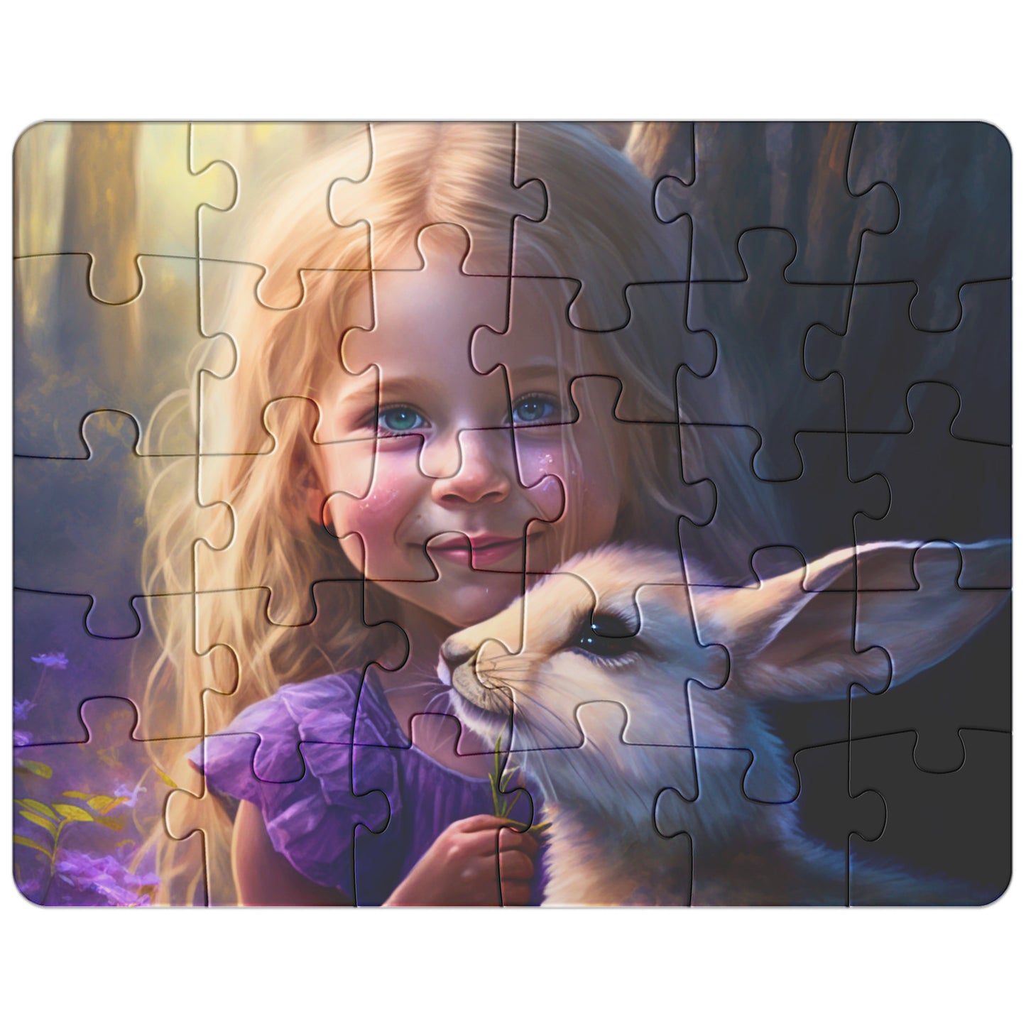 Jigsaw Puzzle - Lucy and the Enchanted Forest 2 (comes in 30, 110, 252, or 500 Piece)