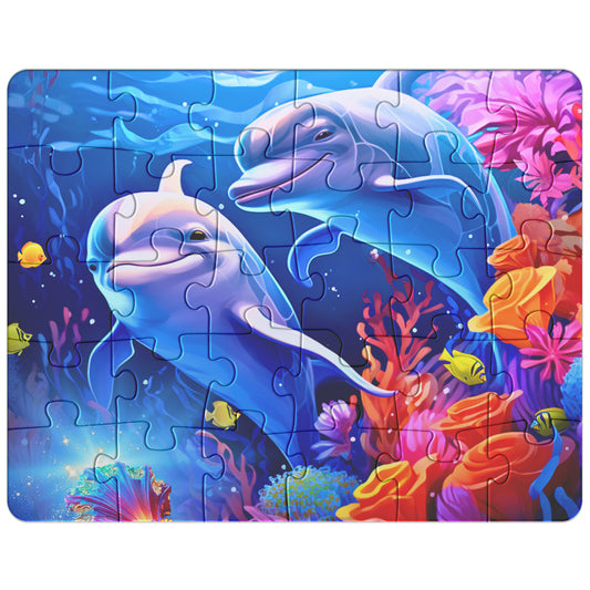Jigsaw Puzzle - Underwater Treasure Hunt (comes in 30, 110, 252, or 500 Piece)