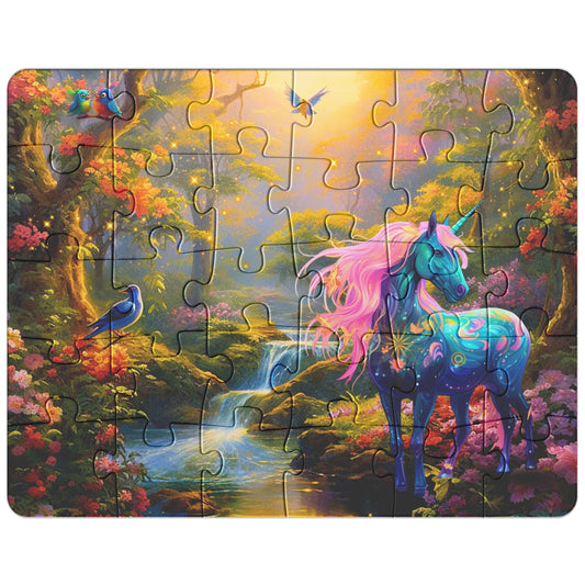 Rompecabezas - Unicornio Luna 1 (viene en 30, 110, 252 o 500 piezas)