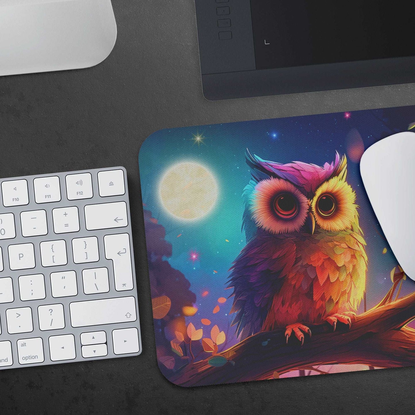 Mouse Pad - The Owl Who Stole the Moon