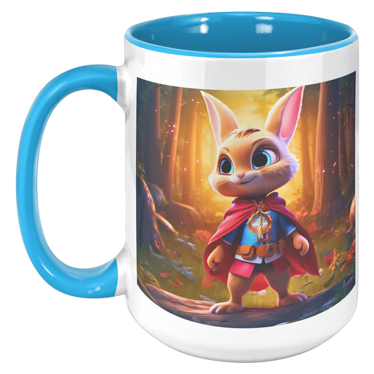 Mug 15oz -Superhero Rabbit Benny