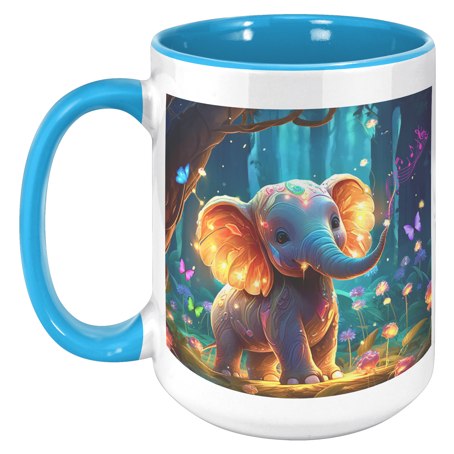 Mug 15oz - Cute Elephant Eddy