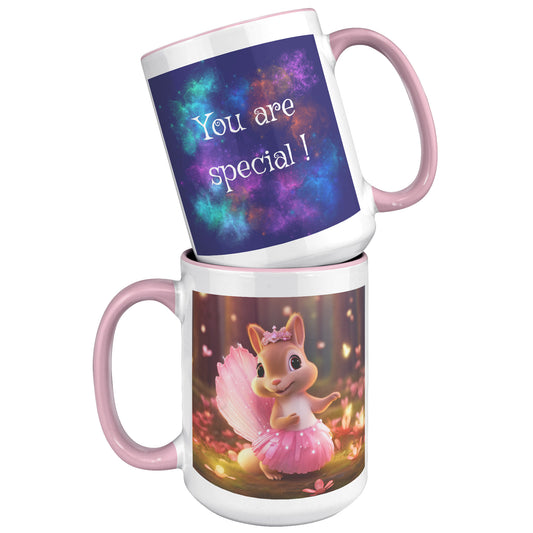 Mug 15oz - Lily the Cute Ballerina Squirrel