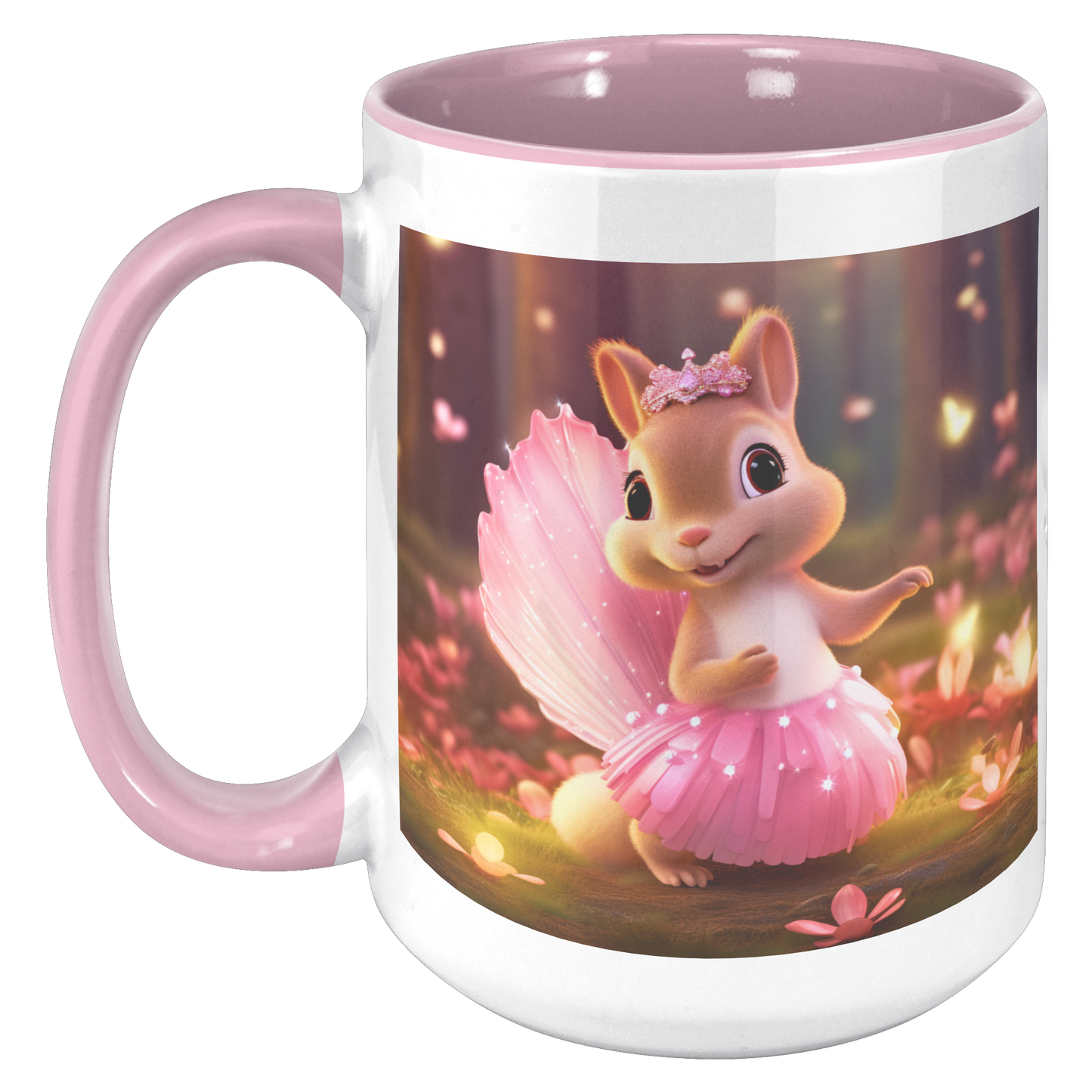 Mug 15oz - Lily the Cute Ballerina Squirrel