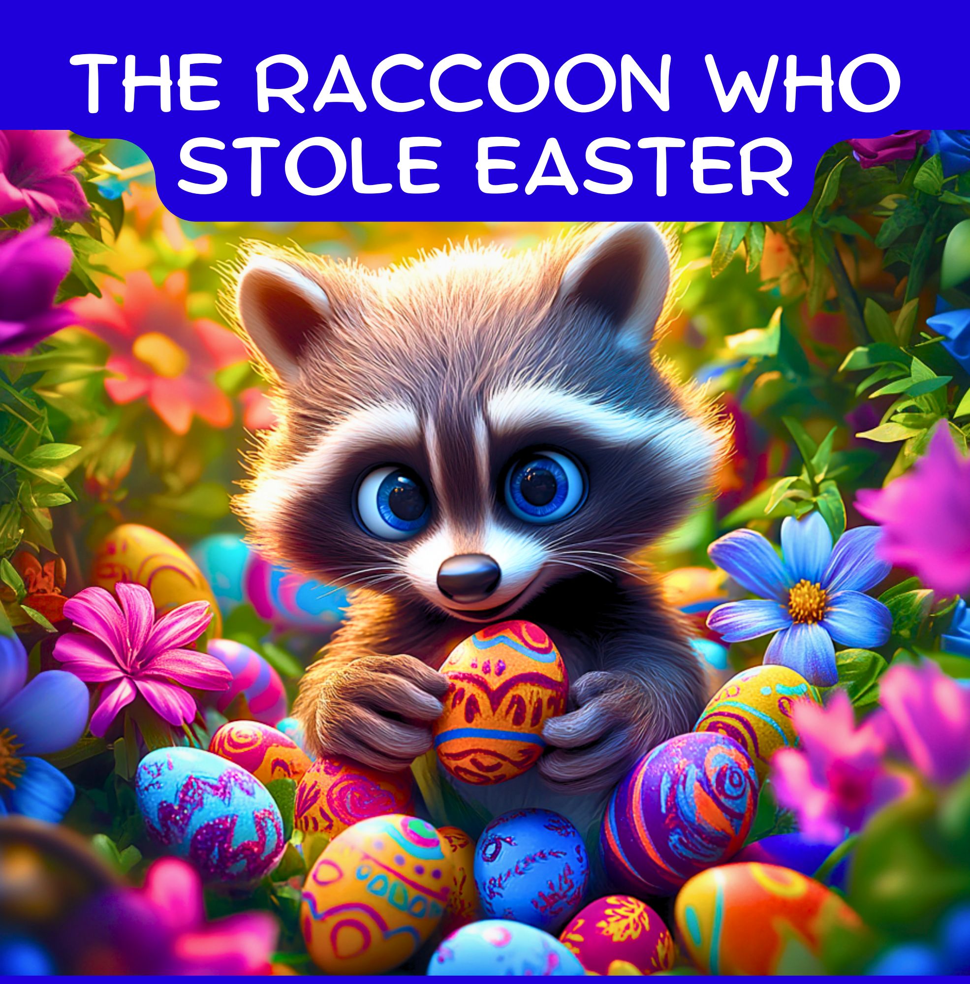 The Raccoon Who Stole Easter (Paperback with Coloring Pages)