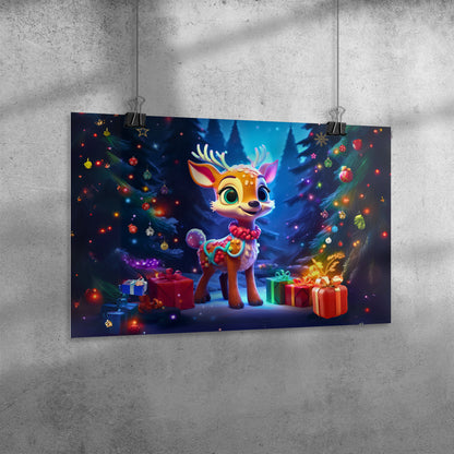 Póster 20" x 30" - La Navidad y la alegría de dar