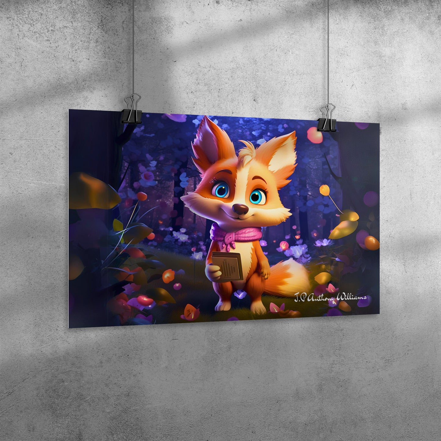 Poster 20" x 30" - Cute Fox Jasper