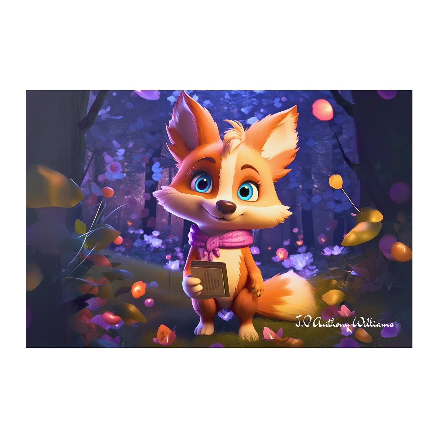 Poster 20" x 30" - Cute Fox Jasper