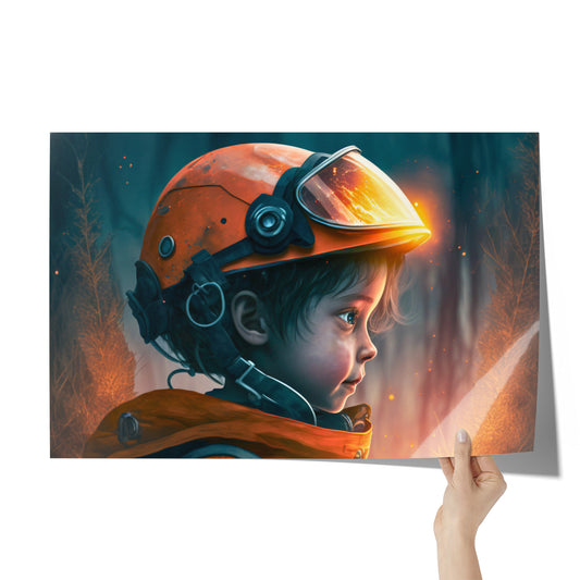 Poster 20" x 30" - Jimmy the Firefighter