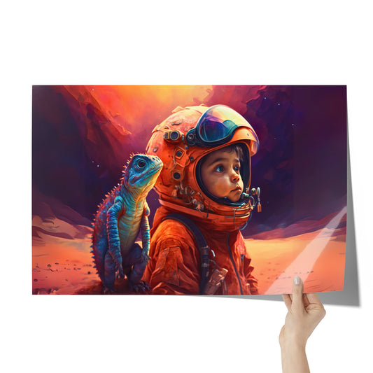 Poster 20" x 30" - Liam's Adventures in Space
