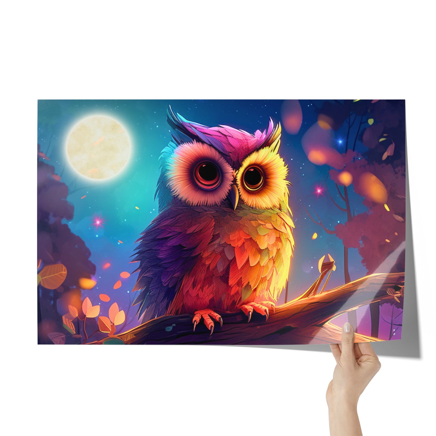 Poster 20" x 30" - The Owl Who Stole the Moon