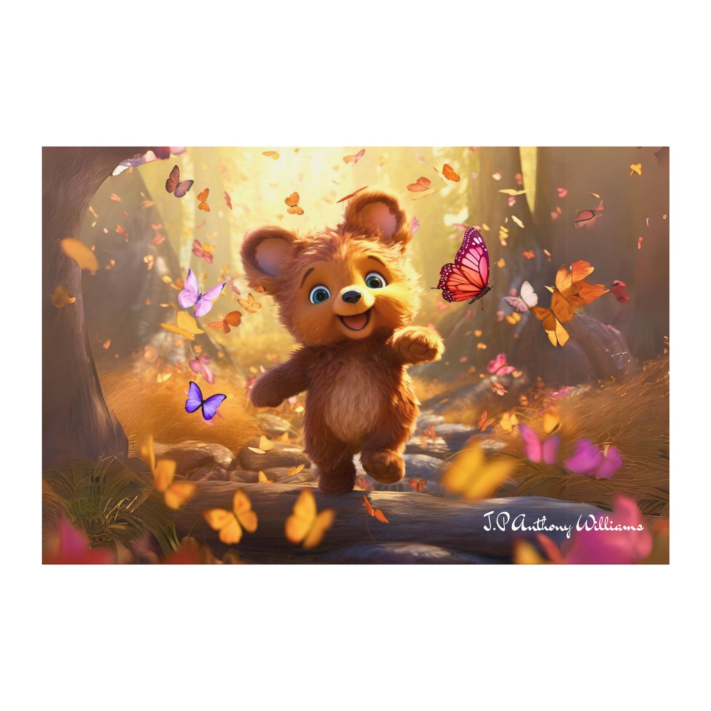 Poster 20" x 30" -  Benny Baby Bear