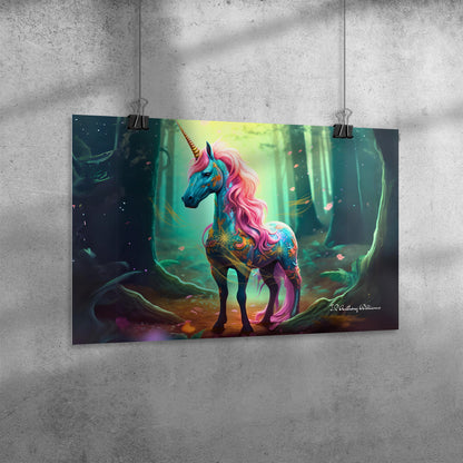 Poster 20" x 30" -  Unicorn Luna 2