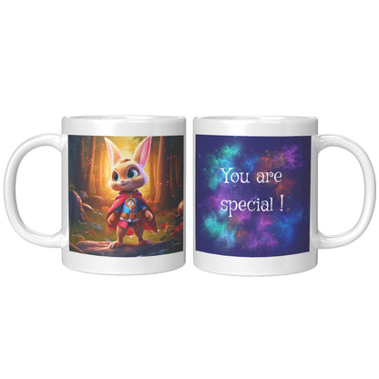 Rabbit Superhero Benny - Mug 11oz