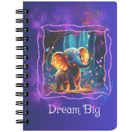 Spiral Notebook - Cute Elephant Eddy