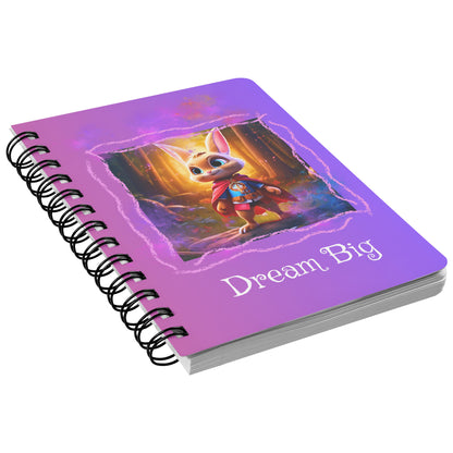 Cuaderno Espiral - Dream Big Superhero Rabbit