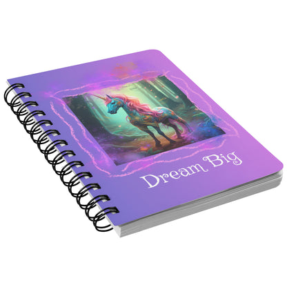 Spiral Notebook - Unicorn Luna