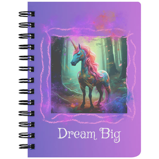 Spiral Notebook - Unicorn Luna