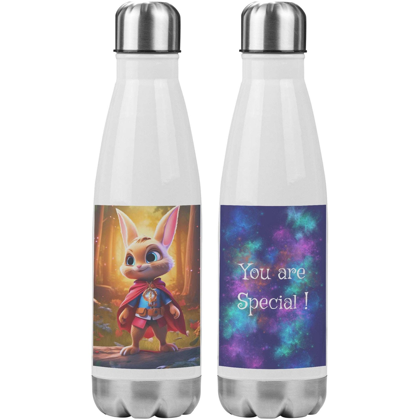 Water Bottle - Benny the Superhero Rabbit