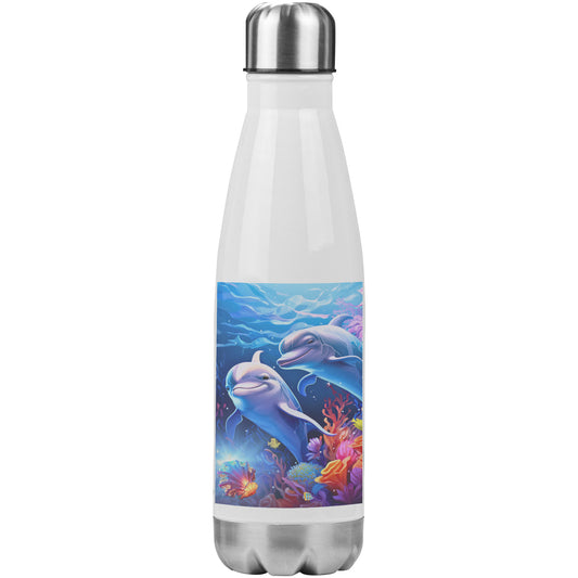 Botella de agua - Linda aventura con delfines