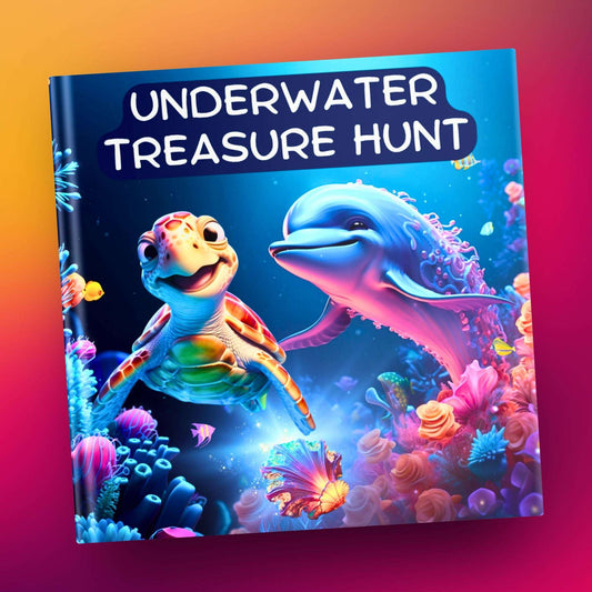 An Underwater Treasure Hunt (with Coloring Pages)