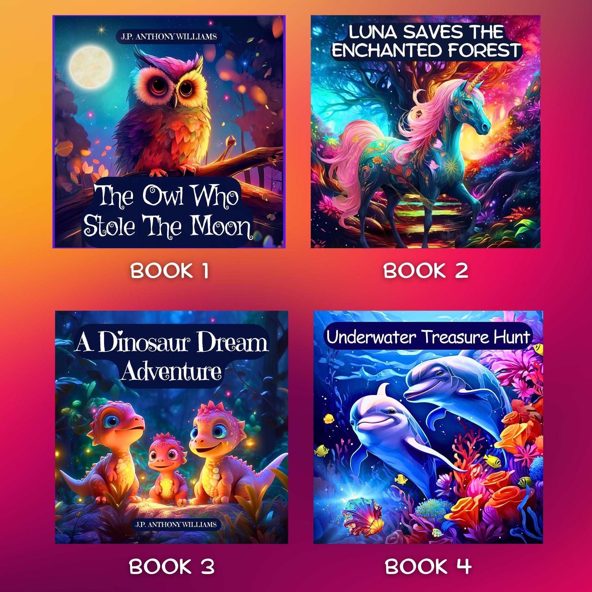 The Owl Who Stole the Moon Collection (4 Books)