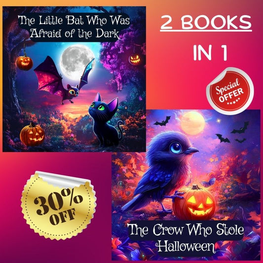 Halloween Bedtime Story for Kids (2 Books in 1) (Paperback)