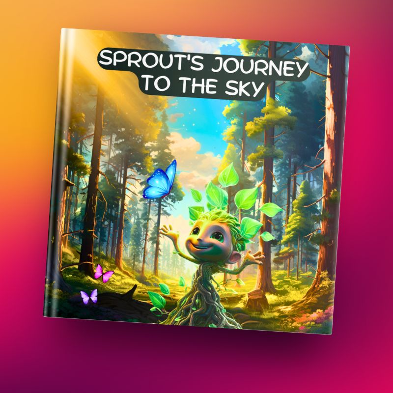 Sprout's Journey to the Sky (Paperback with Coloring Pages)