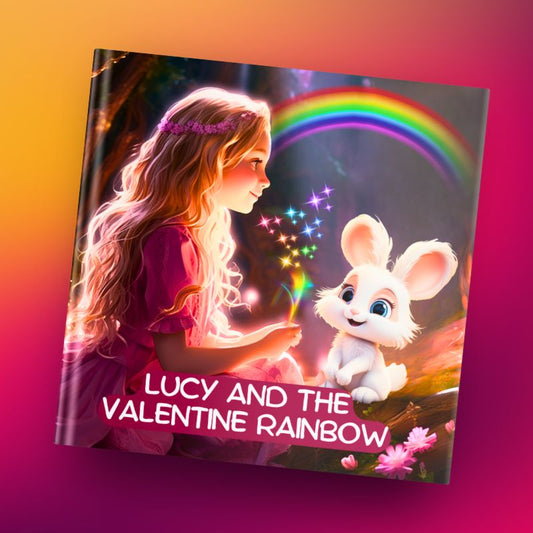 Lucy and the Valentine Rainbow (Paperback with Coloring Pages)