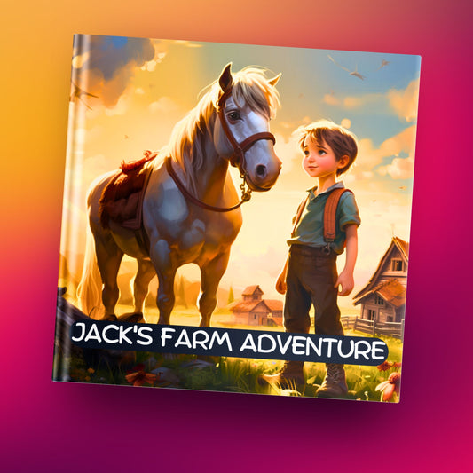 La aventura de Jack en la granja (con páginas para colorear)