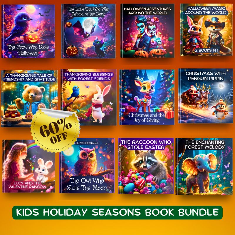 Kids Holiday Season 14 Books Bundle